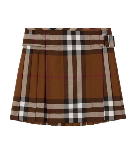 burberry classic mini skirt|burberry plaid pleated skirt.